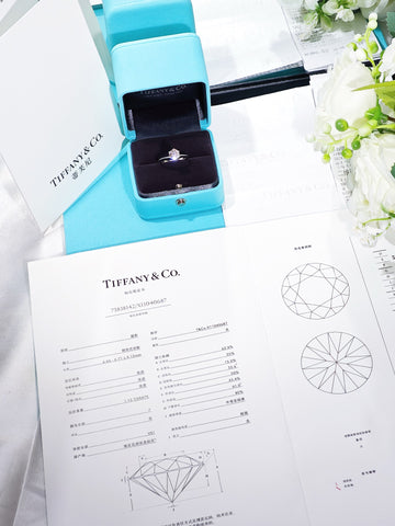 Tiffany & Co. Tiffany Setting Diamond Engagement Ring in Platinum