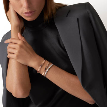 Cartier LOVE Collection Diamond-Paved Bracelet in 18K White Gold
