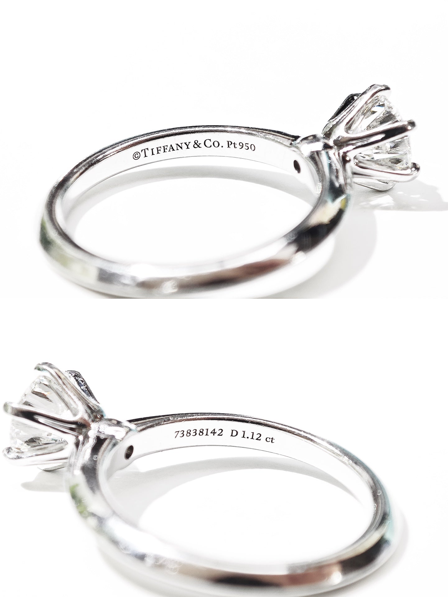 Tiffany & Co. Tiffany Setting Diamond Engagement Ring in Platinum