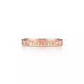 Pre-owned Tiffany & Co. Tiffany  Tiffany & Co.  collection rose gold 3-diamond ring