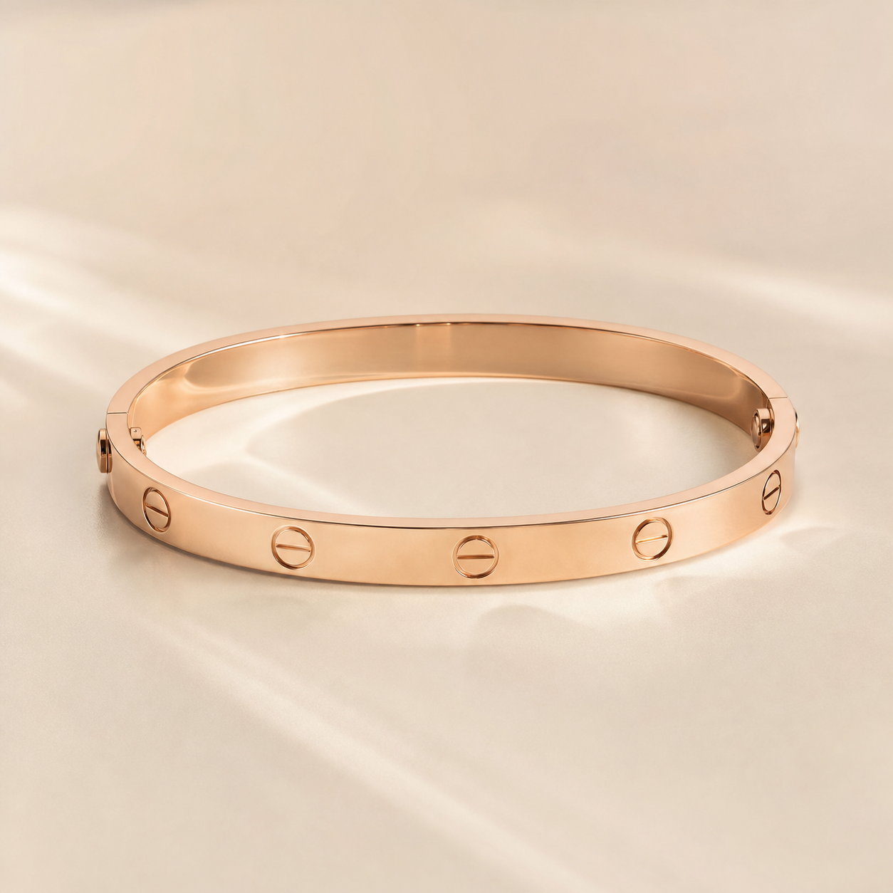 Cartier Love Bracelet in 18K rose gold, full view