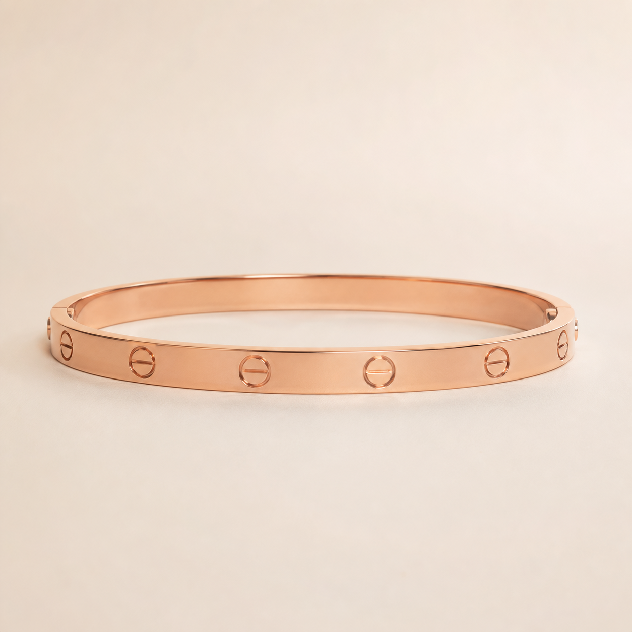 Cartier Love Bracelet in 18K rose gold, profile view