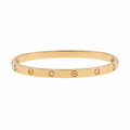 Cartier LOVE Bracelet, Small Model, 6 Diamonds