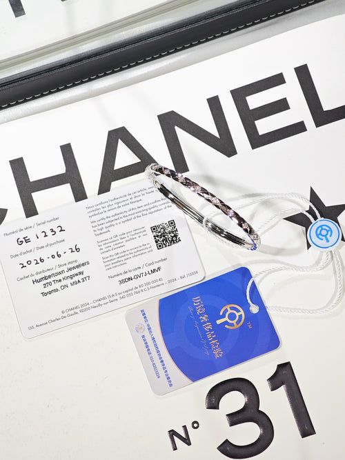 CHANEL COCO CRUSH mini diamond bracelet with warranty card and authentication certificate