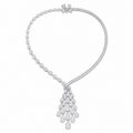 Graff High Jewelry Asymmetric Pear-Shape Diamond Necklace