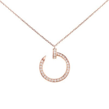 Cartier Juste un Clou Diamond-Paved Necklace in 18K Rose Gold