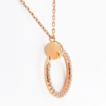 Cartier Juste un Clou Diamond-Paved Necklace in 18K Rose Gold