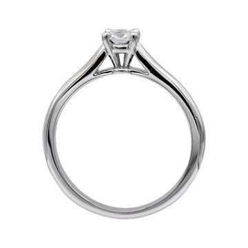 Cartier 1895 Solitaire Diamond Ring with Four-Prong Setting in Platinum
