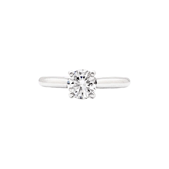 Cartier 1895 Solitaire Diamond Ring with Four-Prong Setting in Platinum