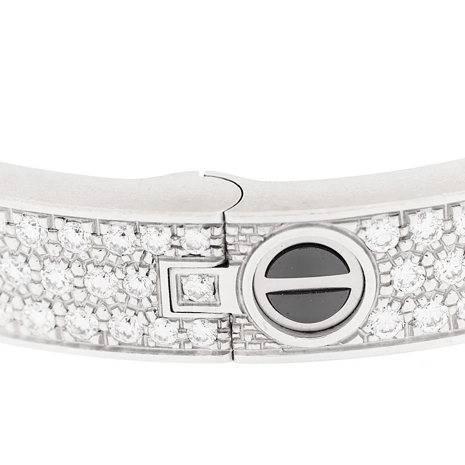 Cartier LOVE Collection Diamond-Paved Bracelet in 18K White Gold
