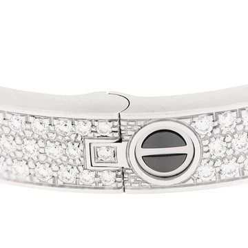 Cartier LOVE Collection Diamond-Paved Bracelet in 18K White Gold