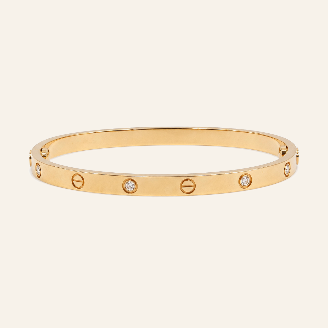 LOVE Bracelet, Small Model, 6 Diamonds